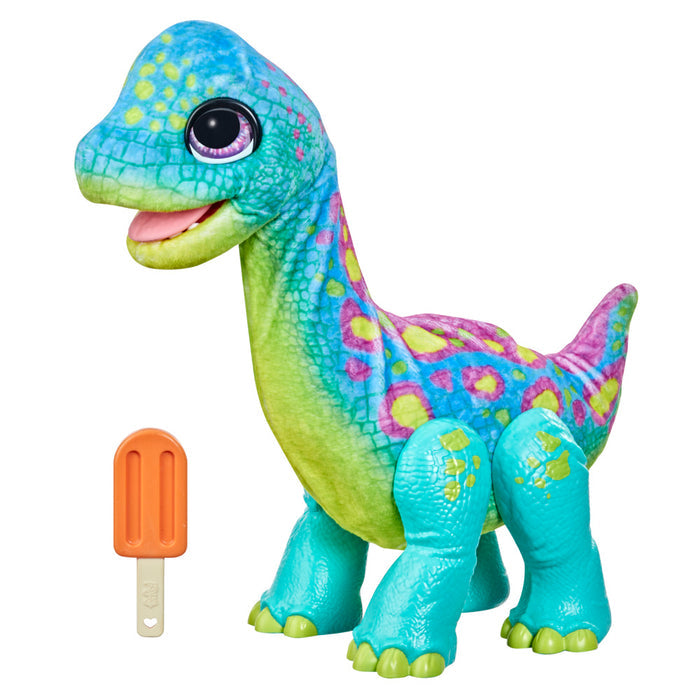 furReal Snackin’ Sam the Bronto Interactive Animatronic Plush Toy