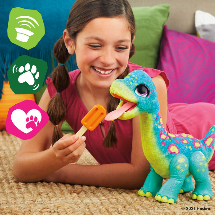furReal Snackin’ Sam the Bronto Interactive Animatronic Plush Toy