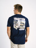 Georgia Southern men's Tradition T-Shirt by Arena Graffiti, featuring team logo and design on soft cotton fabric.