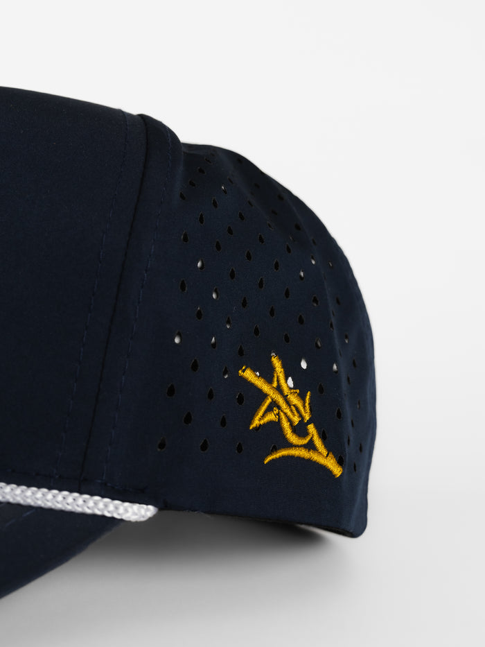 Georgia Southern Unisex | "Gold GATA Roped" Moisture Wicking Navy Hat