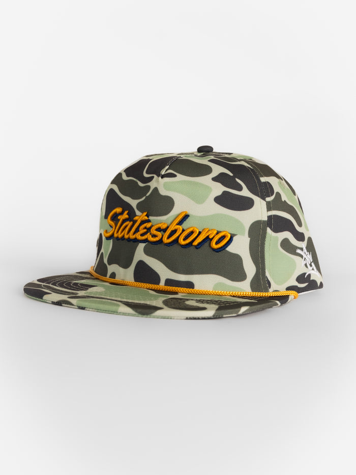Georgia Southern Unisex | "Statesboro Roped" Retro Camo Hat