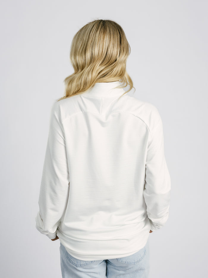 Georgia Southern Women's | "GS" White 1/4 Zip