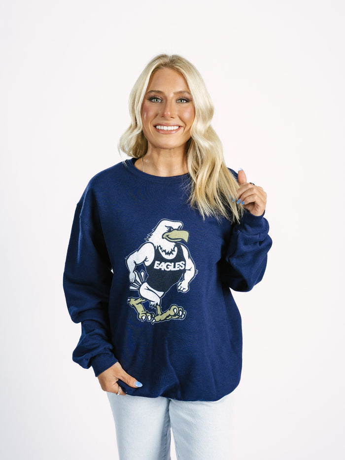 Georgia Southern Women's | "Strutter" Navy Crewneck