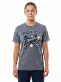 Georgia Tech | Omaha Dreams Acid-Wash Tee — Women's