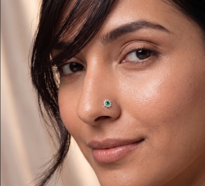 GRACELLE DIAMOND NOSE PIN