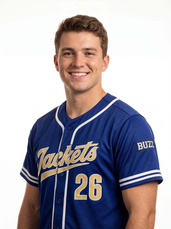 GT Yellow Jackets Men's | “Lineup” Baseball Jersey