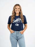 GT Yellow Jackets Women’s | “Swarm Tech” Tee - Arena GraffitiArena Graffiti