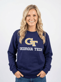 GT Yellow Jackets Women’s | “Tech Crew” Crewneck - Arena GraffitiArena Graffiti