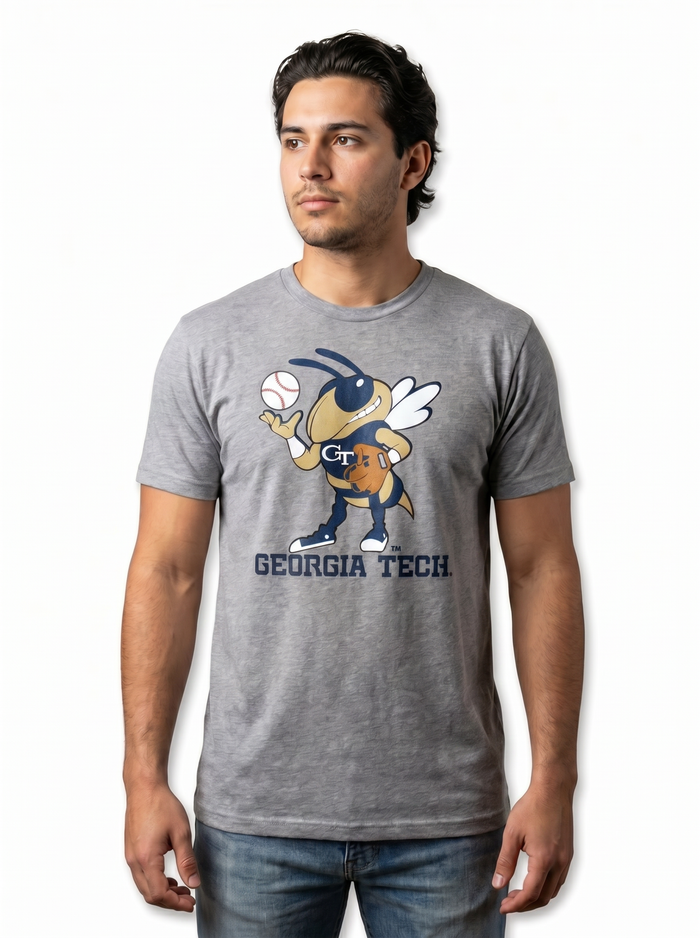GT Yellowjackets Men's Baseball Buzz "Grand Slam" | Tee