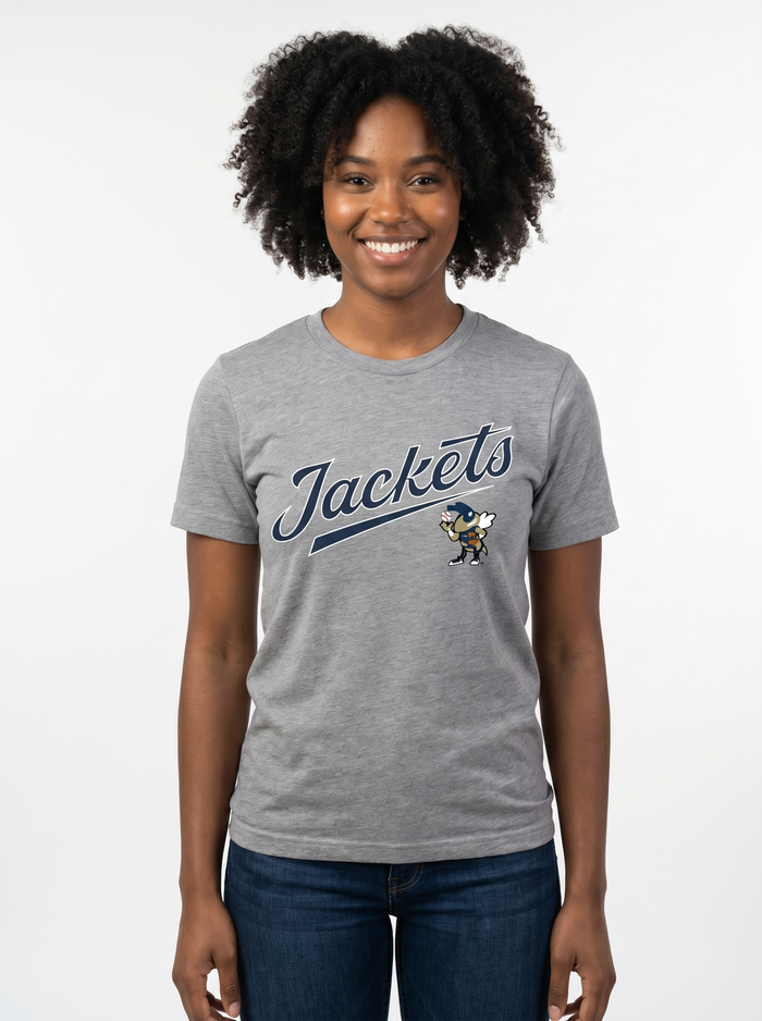 GT Yellowjackets Women's Baseball Buzz "Double Play" | Tee