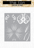 Hibiscus Pop Up Die Coordinating Stencil