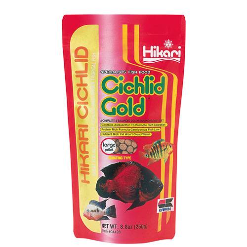 Hikari Cichlid Gold Large Pellet 8.8 Ounces - Hikari Cichlid Gold, Large Pellet, 8.8 Ounces