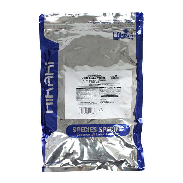 Hikari Tropical Mini Algae Wafers 2.2 lbs - Hikari Tropical Mini Algae Wafers, 2.2 lbs