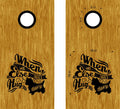 Hug the Dawg Cornhole Board Decals  Fun and Durable Stickers for Game Night