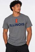 Illinois Fighting Illini Unisex | Dark Heather Grey "I Illinois" Tee