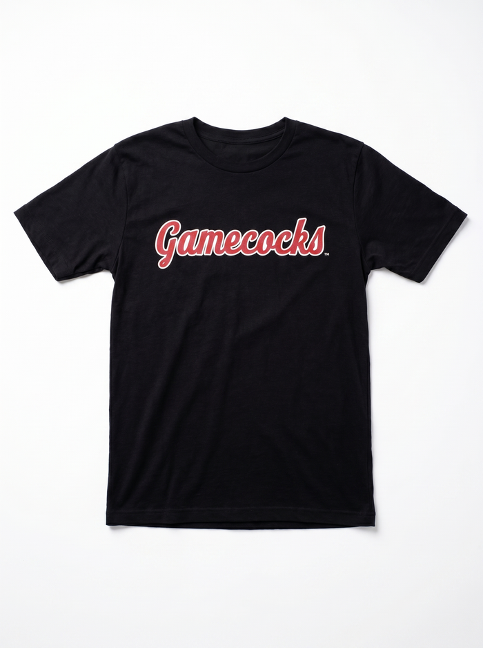 Jacksonville State Gamecocks Women's | "Gamecocks Script Black" Tee