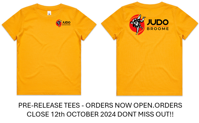 Judo Broome Tees - GOLD