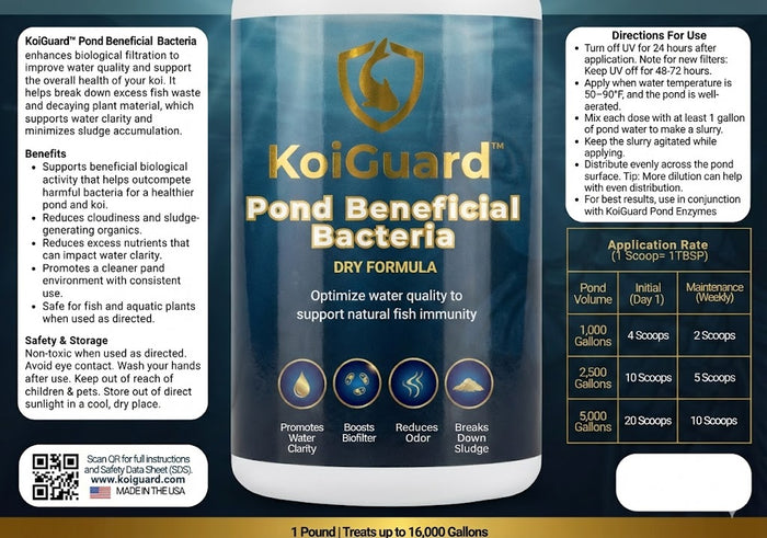 KoiGuard Beneficial Bacteria - Dry Formula