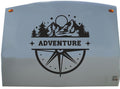 Large Compass Adventure Camper Trailer Decals - Replacement Stickers for Outdoor Enthusiasts