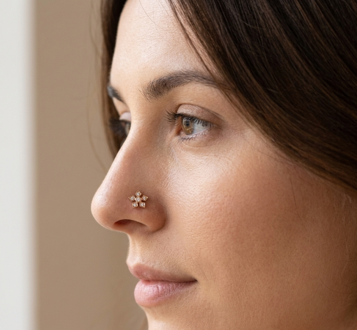 LEELA DIAMOND NOSE PIN