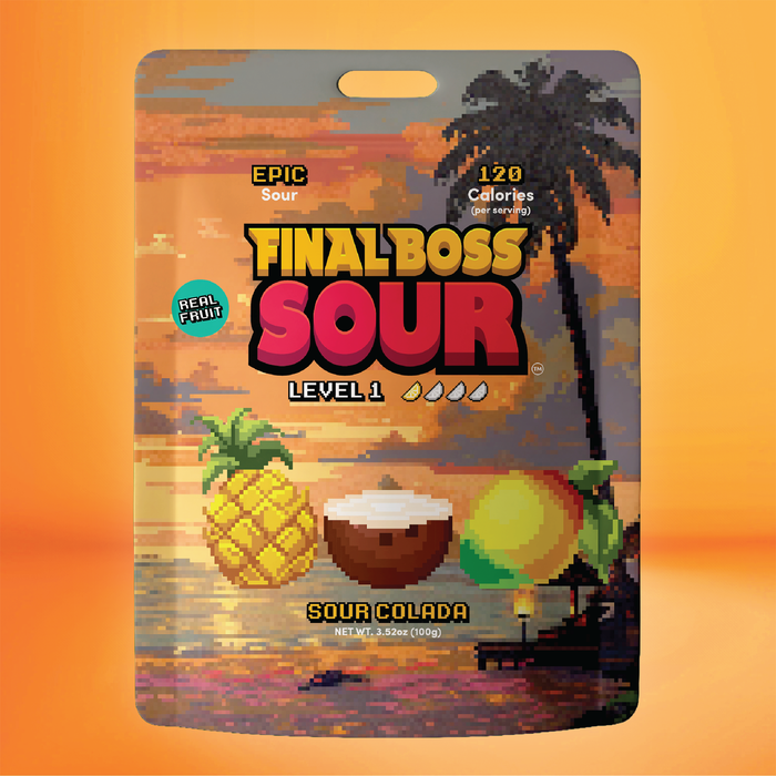 Level 1 Sour Pina Colada (Mango + Pineapple + Coconut) (1-Pack)