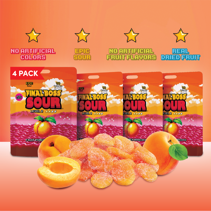 Level 2 Fruit Punch Apricots (4 Pack)