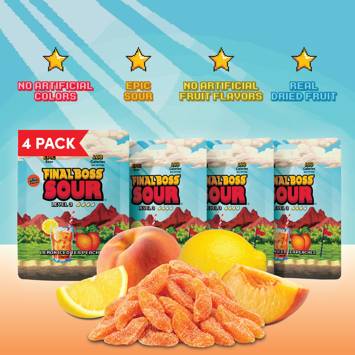 Level 3 Lemon Iced Tea Peaches (4-Pack)