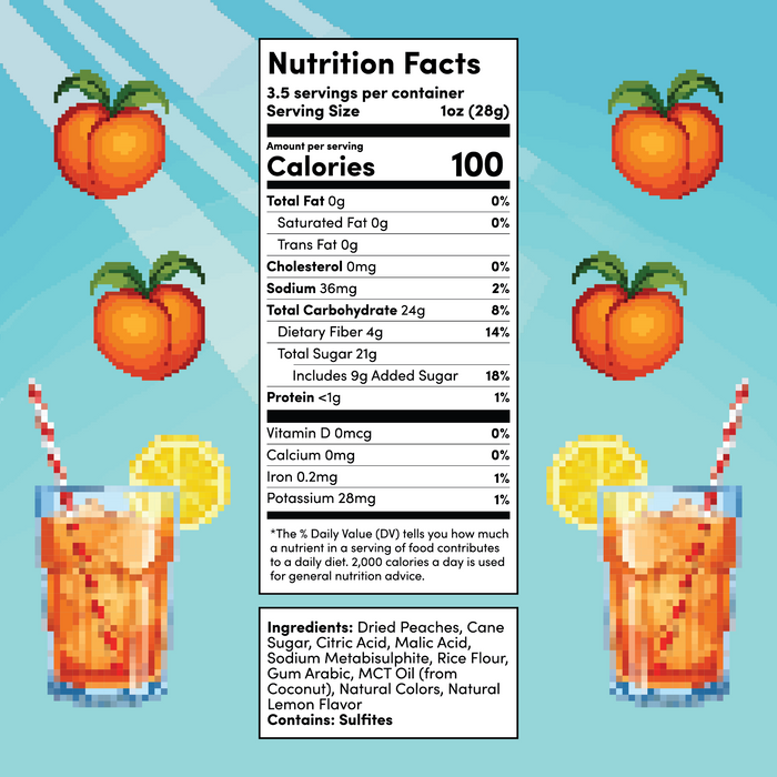 Level 3 Lemon Iced Tea Peaches (4-Pack)