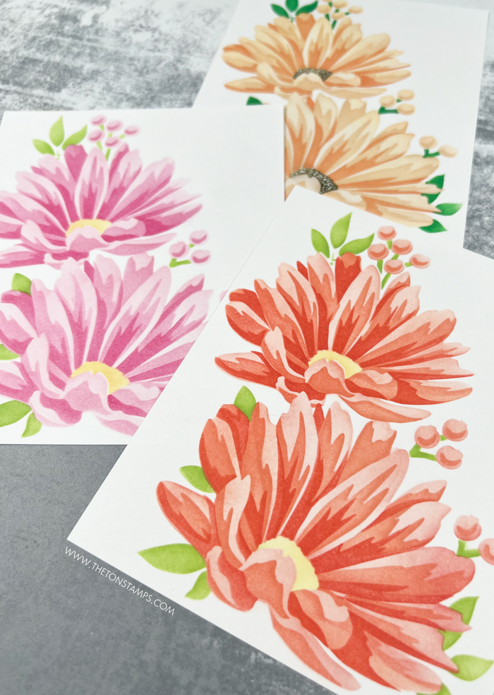 Lively Cosmos Layering Stencils