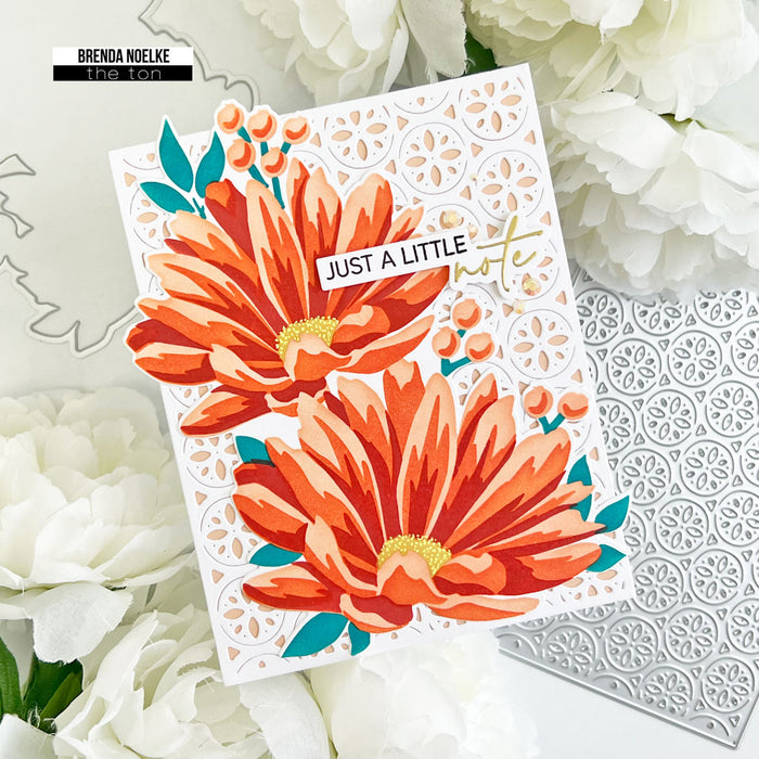 Lively Cosmos Layering Stencils