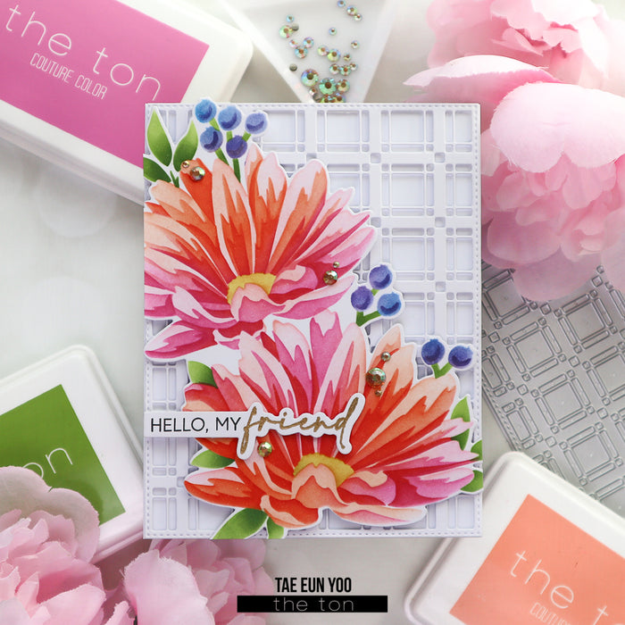 Lively Cosmos Layering Stencils