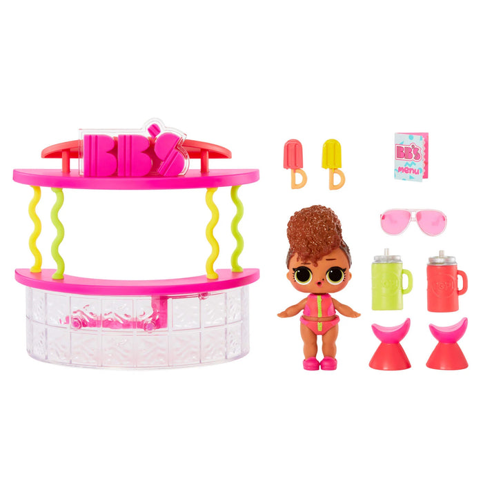 LOL Surprise OMG House of Surprises Snack Bar Playset with Rip Tide with 8 Surprises