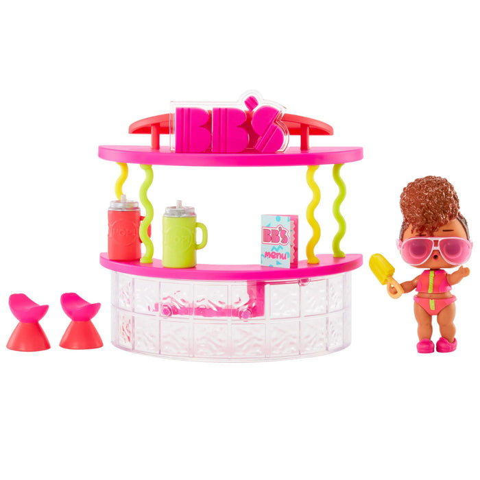 LOL Surprise OMG House of Surprises Snack Bar Playset with Rip Tide with 8 Surprises
