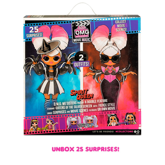 LOL Surprise OMG Movie Magic Spirit Queen Fashion Doll with 25 Surprises