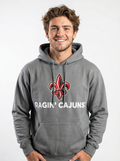 Louisiana Lafayette Men's | "Fleur-De-Lis Ragin Cajuns" Hoodie
