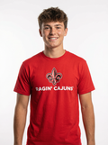 Louisiana Lafayette Men's | "Fleur-de-lis Ragin Cajuns" T-Shirt