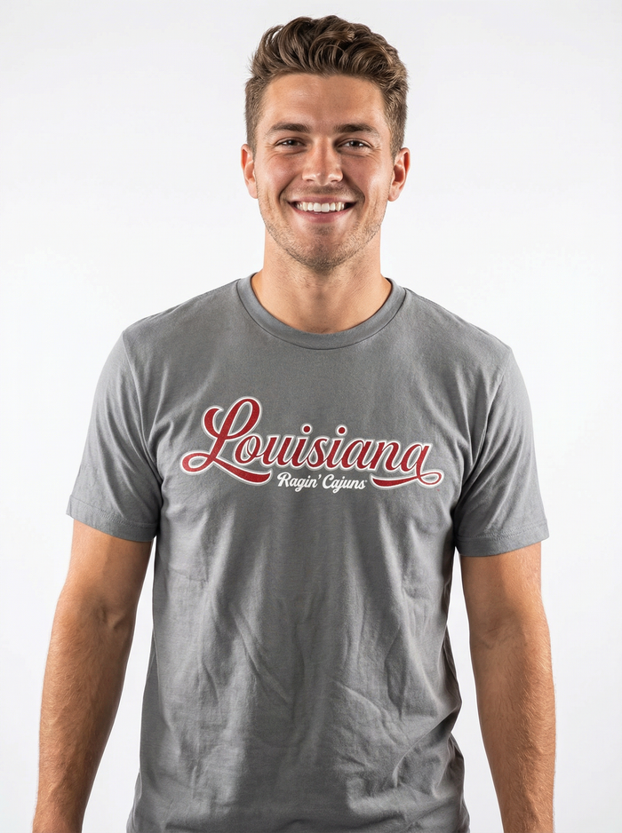 Louisiana Lafayette Men's | "Louisiana Ragin Cajuns" T-Shirt