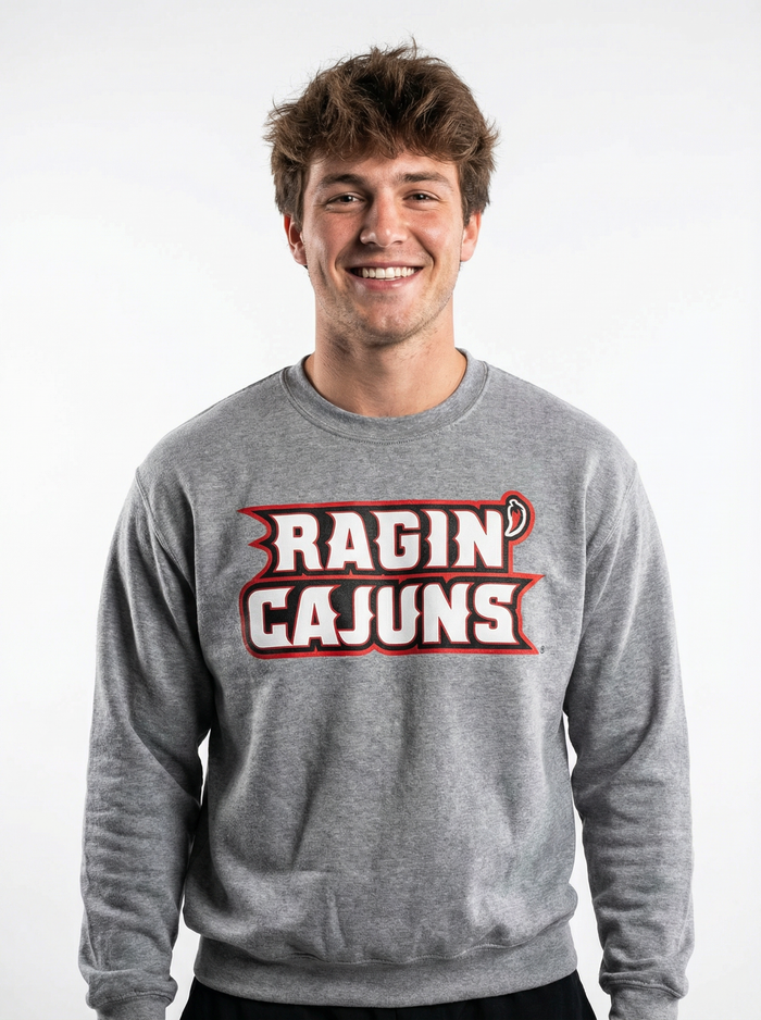 Louisiana Lafayette Men's | "Ragin Cajuns" Crewneck