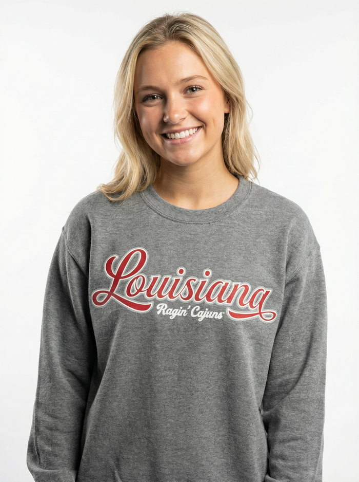 Louisiana Lafayette Women's | "Louisiana Ragin Cajuns" Crew Neck