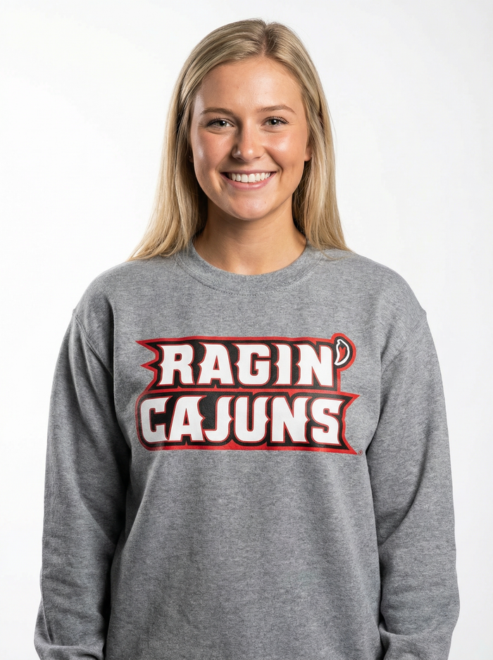 Louisiana Lafayette Women's | "Ragin Cajuns" Crewneck