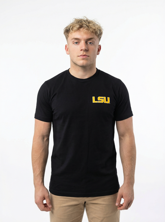 LSU Tigers Men's | "Death Valley" Black T-Shirt