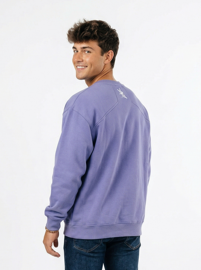 LSU Tigers men's "Mike" heavyweight crewneck sweatshirt by Arena Graffiti with team logo and bold design.