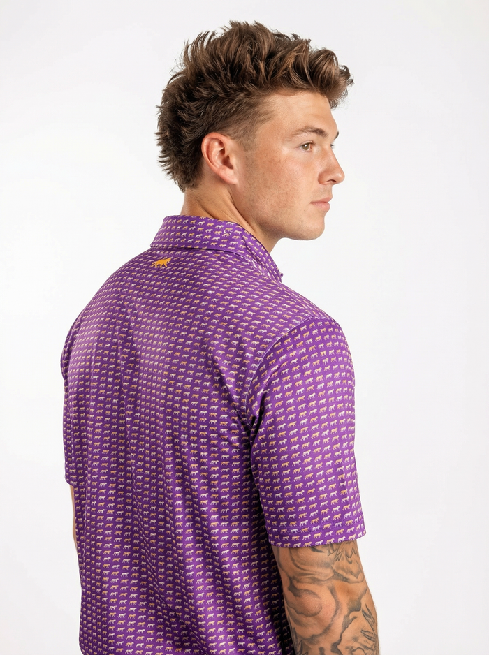 LSU Tigers Men's | "Sublimated Dogs" Polo