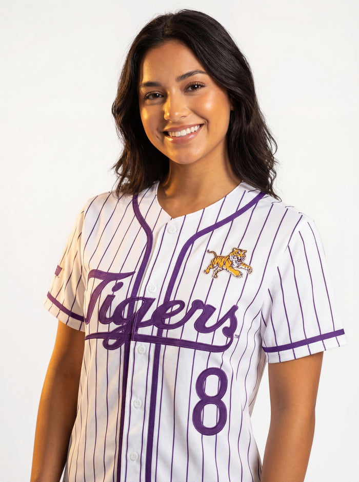 LSU Tigers Women's | “Pinstripe Classic” Baseball Jersey
