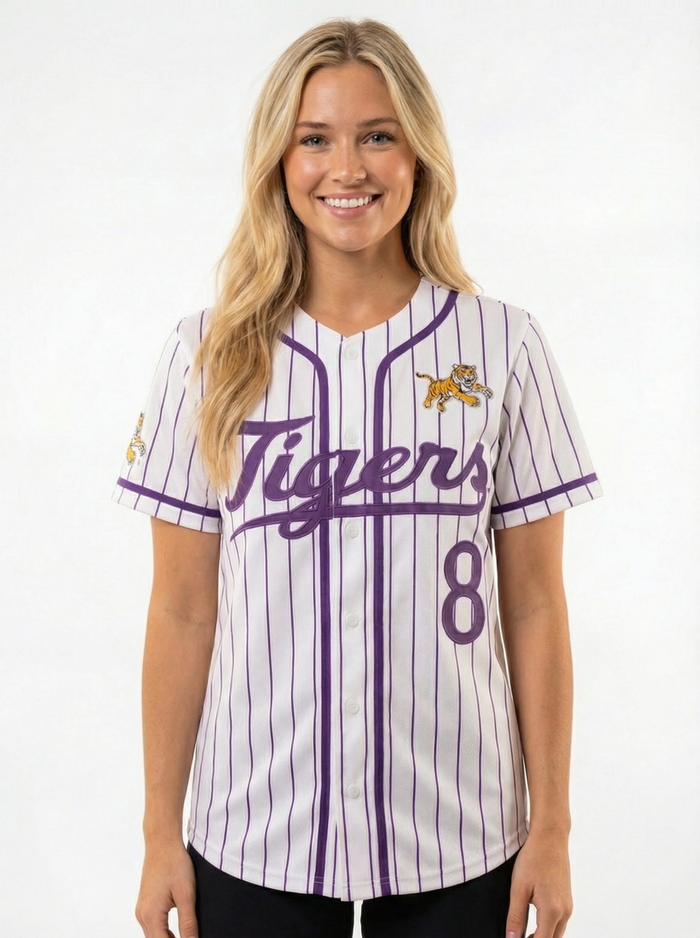 LSU Tigers Women's | “Pinstripe Classic” Baseball Jersey