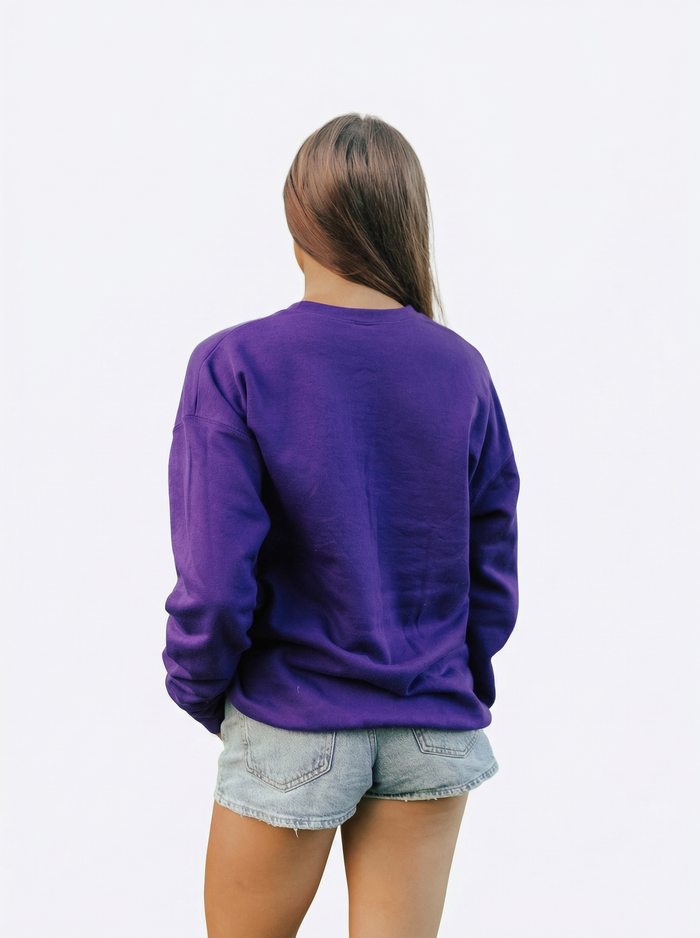 LSU Tigers Women's | "Retro Mike Head" Crewneck