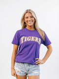 LSU Tigers Women's | "Tigers Arched" T-Shirt