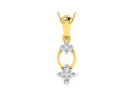 Luminous Twin Star Pendant efifdiamonds Luminous Twin Star Pendant efifdiamonds Pendants 9762.00 EF-IF Diamond Jewellery