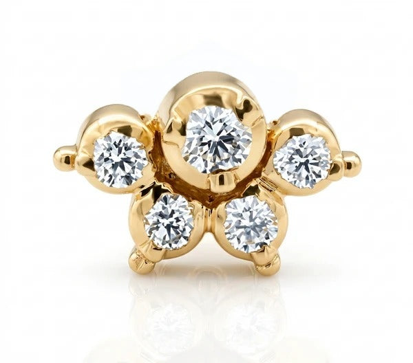 LUXEVA DIAMOND NOSE PIN