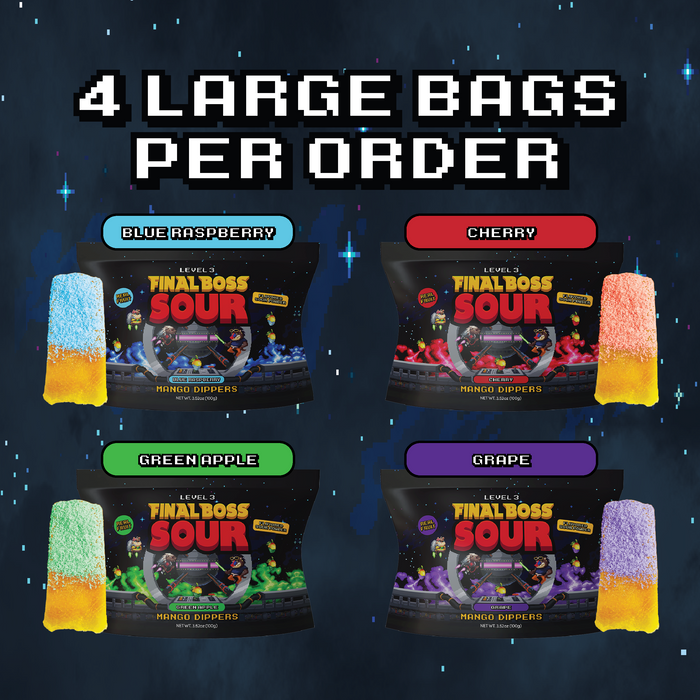 Mango Dippers Variety (4-Packs) + Orange Passionfruit (4-Packs) Bundle